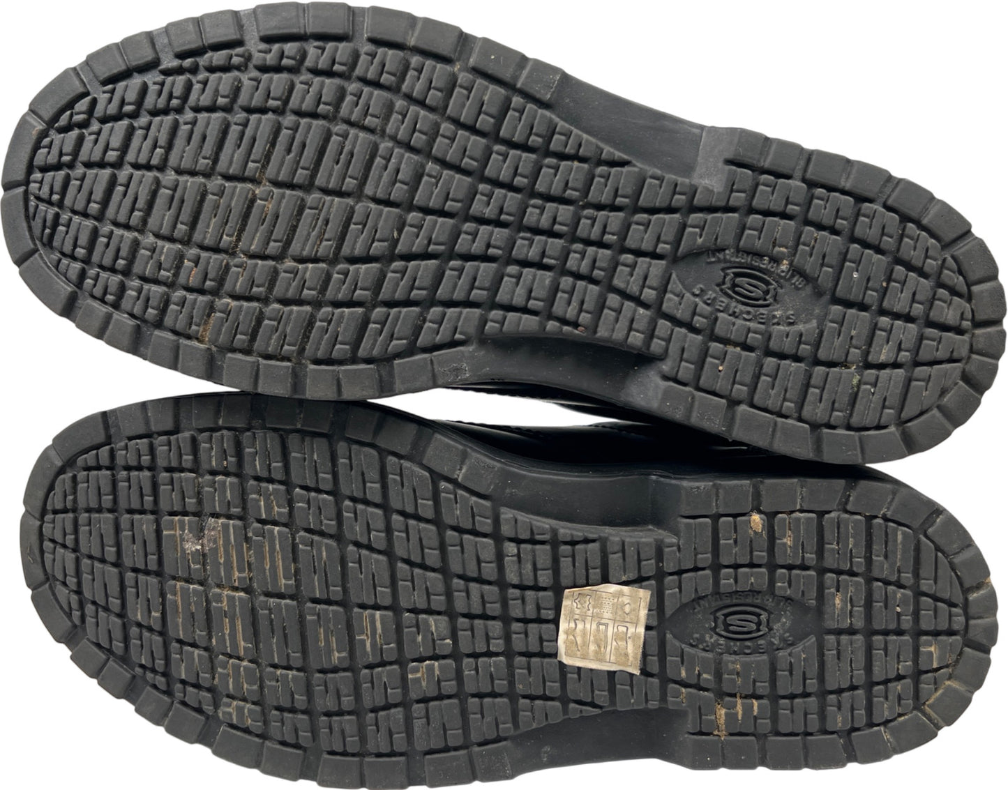 Skechers Men’s Black Leather Cottonwood Cantix Work Shoes - 9