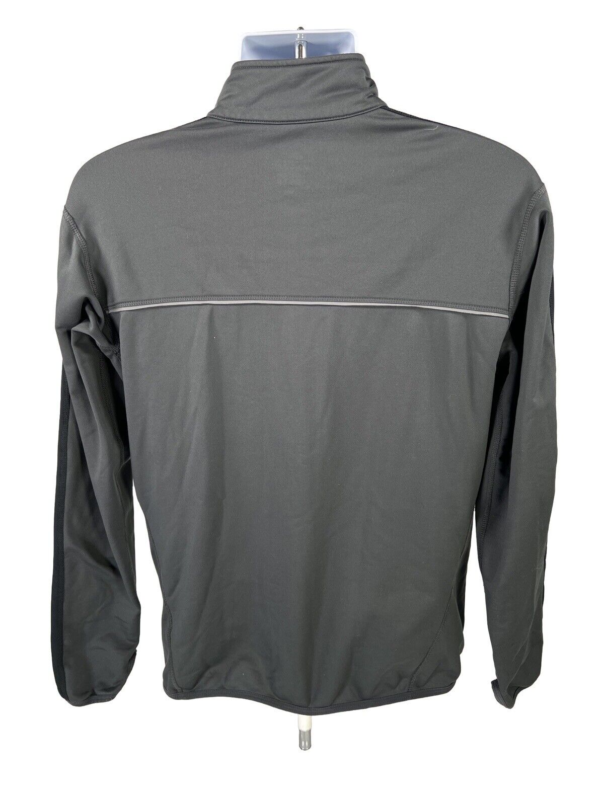 Nike Men's Gray Dri-Fit Full Zip Running Athletic Jacket - M