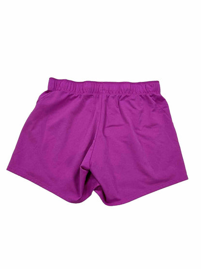 Nike Women's Purple Dri-Fit Unlined Athletic Shorts - M