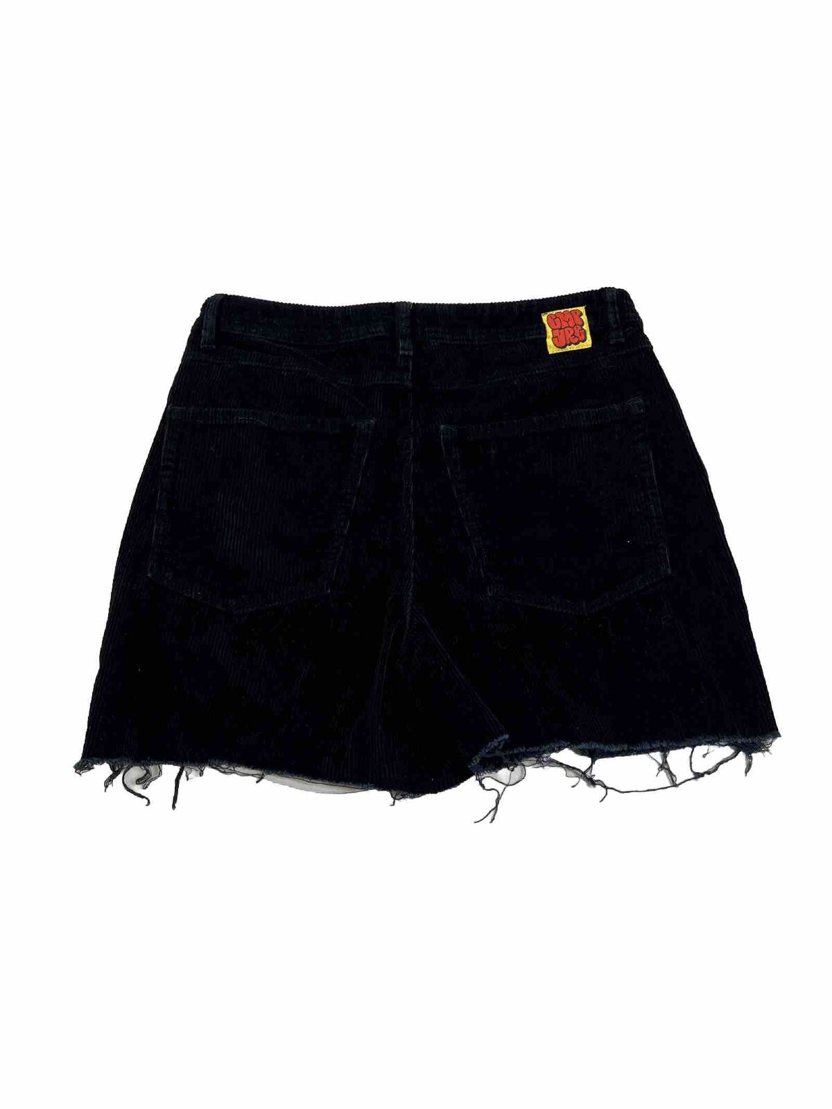 Empyre Women's Black Corduroy High Rise Shorts - 30