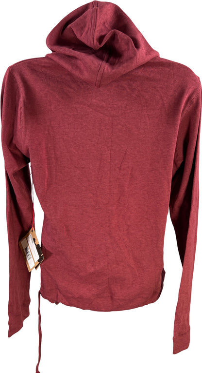 Horny Toad Women’s Red Flexcel Jackson Hole WY Long Sleeve Hooded Shirt - S
