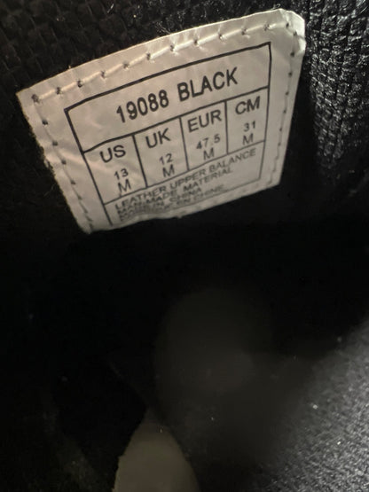 Hush Puppies Men’s Black Leather Lace Up Oxford Dress Shoes - 13