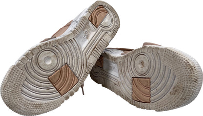 Nike Women’s Pink Air Force Low Pixel Lace Up Sneakers - 6