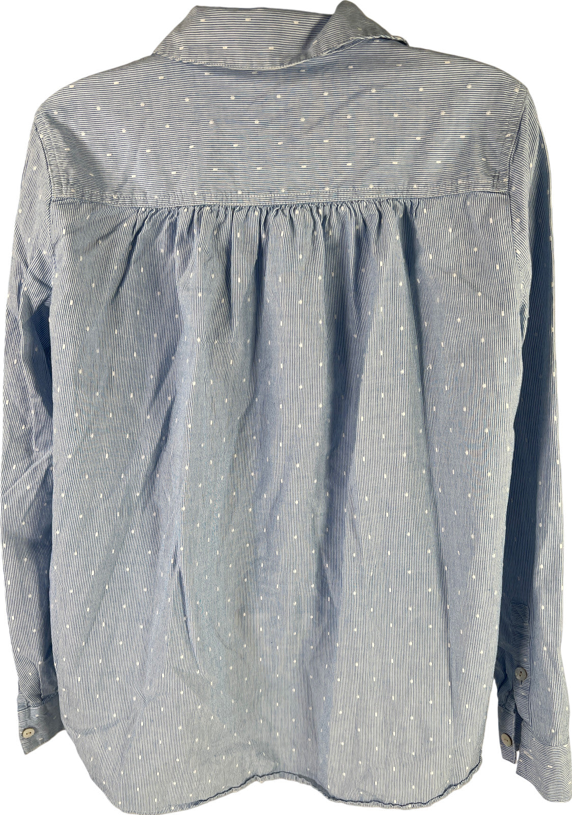 J.Jill Women’s Blue Long Sleeve Button Up Blouse - S