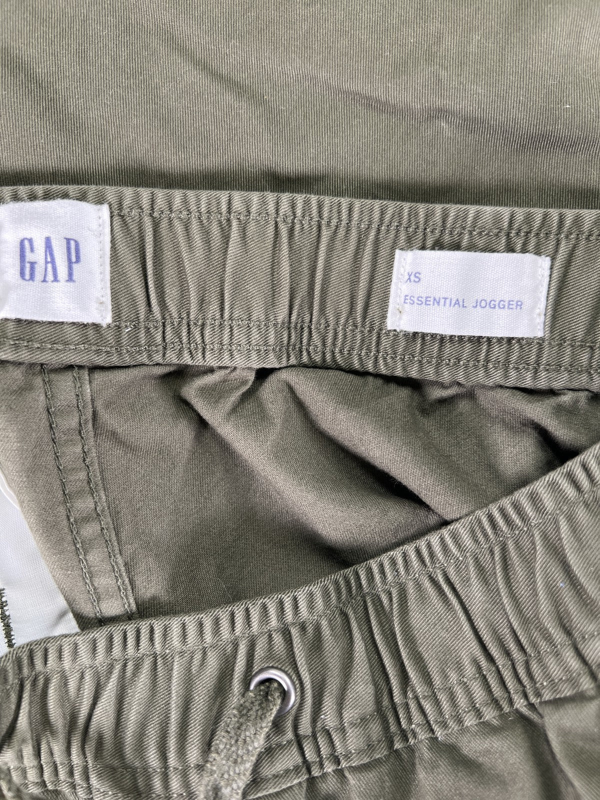 Gap Flex Men’s Green Drawstring Waist Essential Jogger Pants - XS