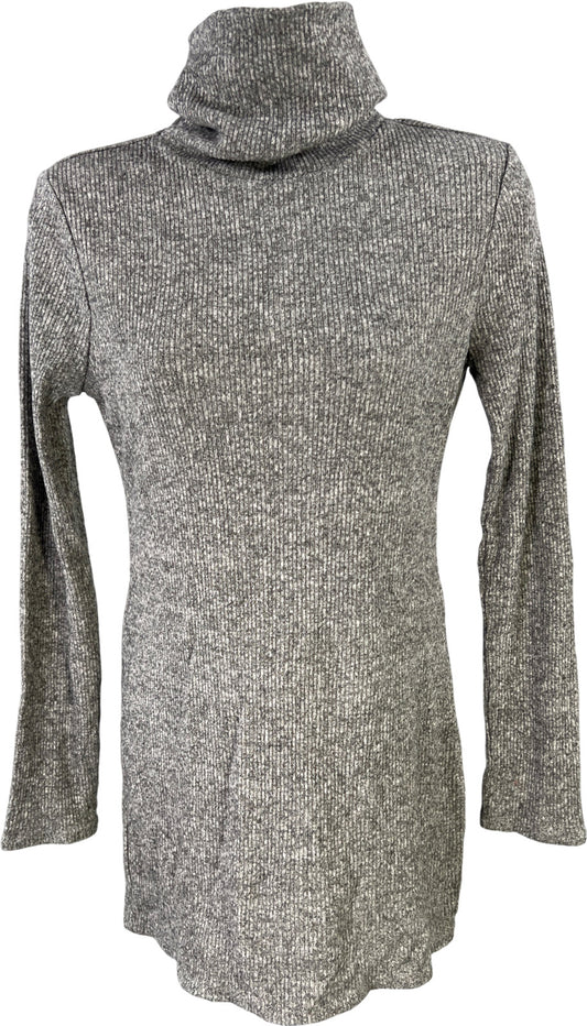 White House Black Market Women’s Gray Long Sleeve Tunic Sweater - XXS