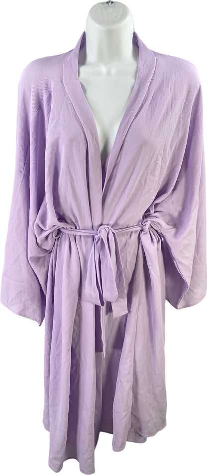 PinkBlush Women’s Purple Thin Wrap Coverup Dress - 1XL