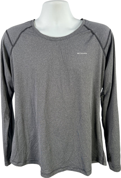 Columbia Men’s Gray Omni-Wick Long Sleeve Athletic Shirt - XL