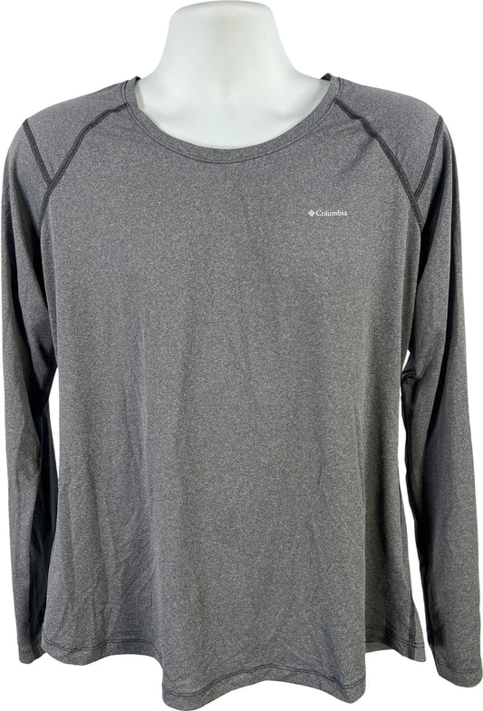 Columbia Men’s Gray Omni-Wick Long Sleeve Athletic Shirt - XL