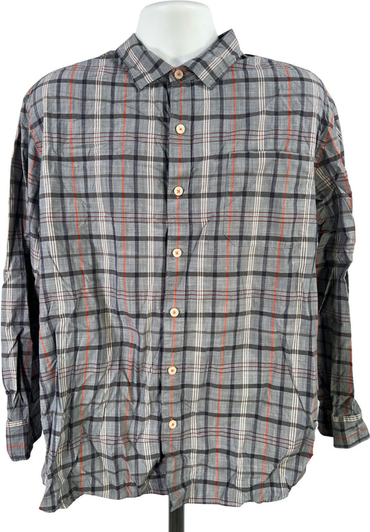 Tommy Bahama Men’s Blue Long Sleeve Button Up Shirt - XL