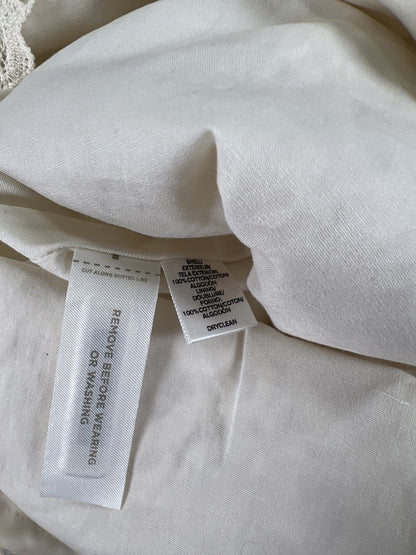 LOFT Women’s Ivory Lace Lined A-Line Skirt - 0 Petite