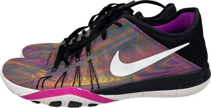 Nike Women’s Purple/Yellow Free TR 6 Lace Up Athletic Running Shoes - 9