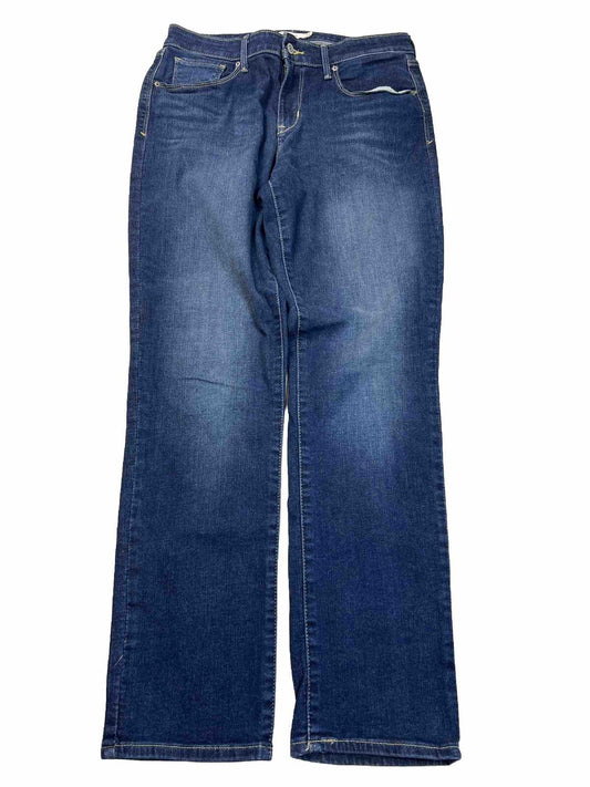 Levi's Women's Dark Wash Mid Rise Skinny Stretch Jeans - 12