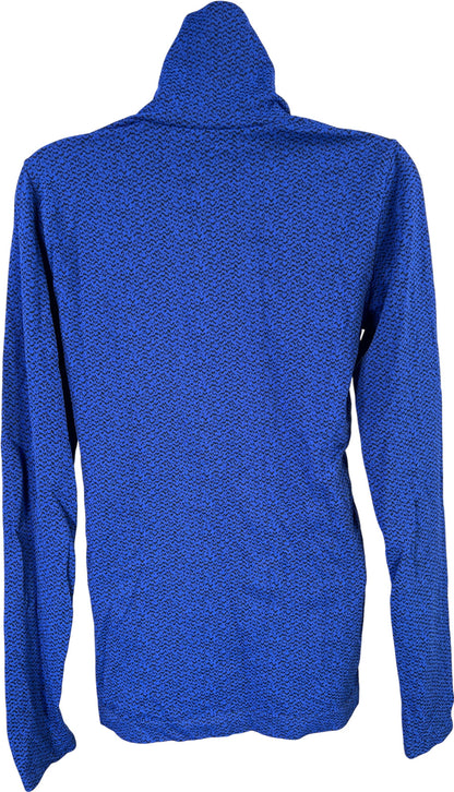 Athleta Women’s Blue Flurry Peak Turtleneck Athletic Shirt - M