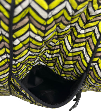 Vera. Bradley Women’s Yellow Citron Chevron Crossbody Hipster Purse