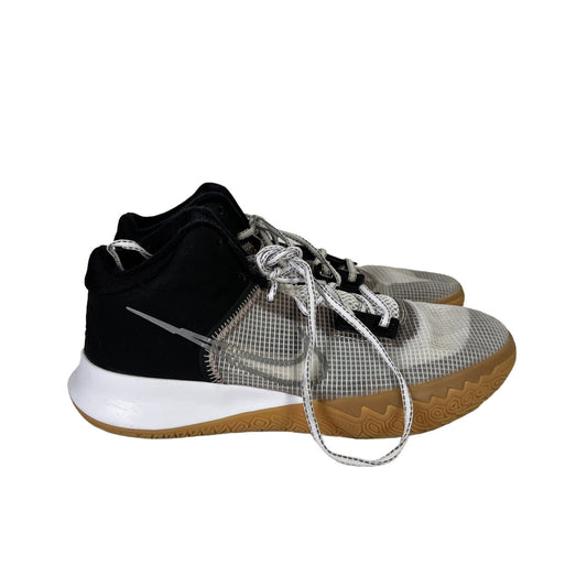 Nike Men's Black/White Kyrie Flytrap 4 Lace Up Basketball Shoes - 10
