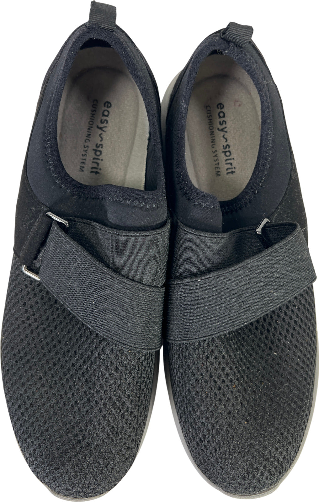 Easy Spirit Women’s Black Gibb Slip On Comfort Walking Sneakers - 6