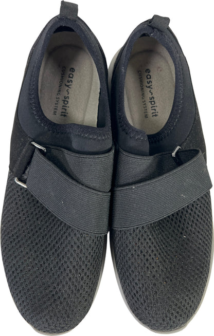 Easy Spirit Women’s Black Gibb Slip On Comfort Walking Sneakers - 6
