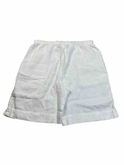 Chico's Women's 100% Linen Elastic Waist Shorts - 1/US 8
