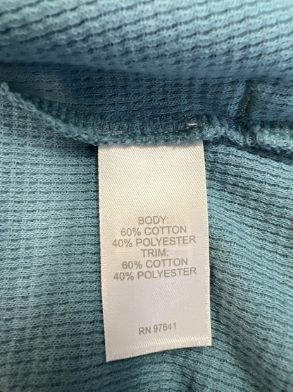 J.Jill Women’s Blue Long Sleeve Waffle Knit Shirt - XS