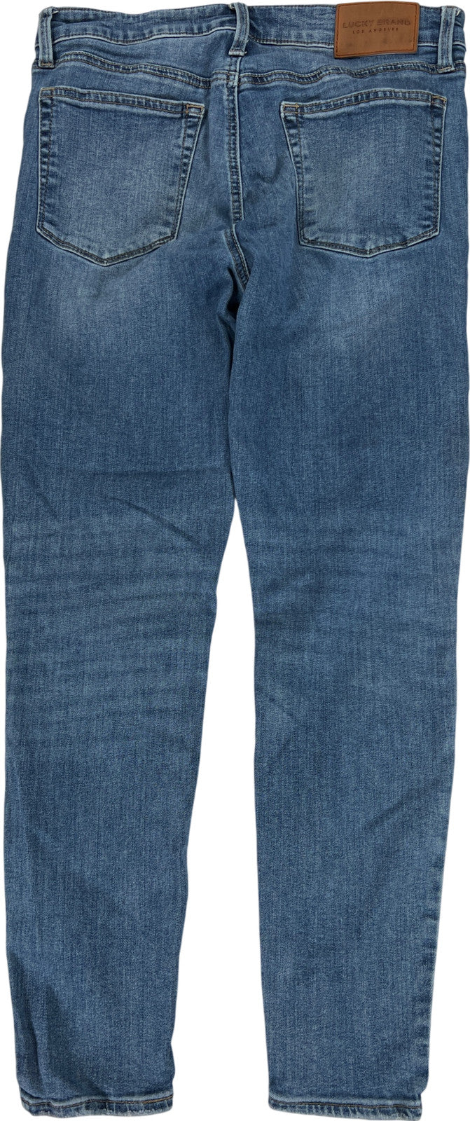 Lucky Brad Women’s Medium Wash Mid Rise Ava Super Skinny Denim Jeans - 10