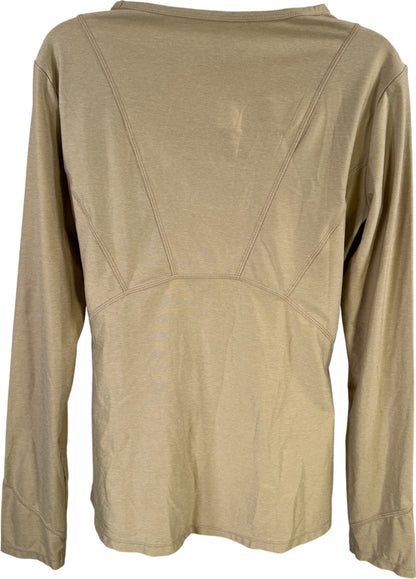 Athleta Women’s Beige Long Sleeve Athletic Shirt - M