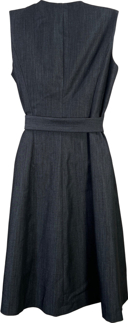 Calvin Klein Blue Chambray Sleeveless V-Neck Sheath Dress - 2