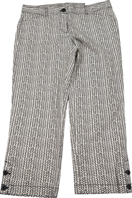 LOFT Women’s Beige & Brown Original Crop Pants - 6