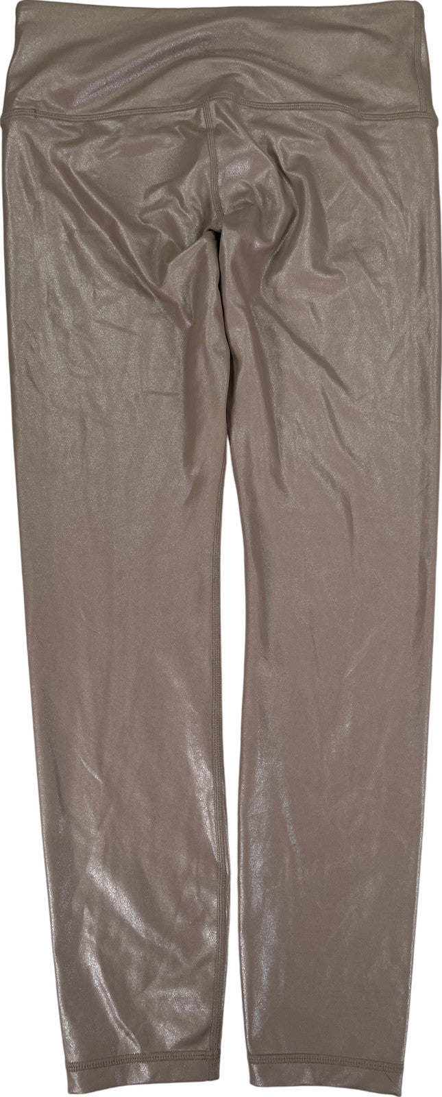 Athleta Women’s Beige Shimmer Elation Powervita Tight Leggings - S Petite