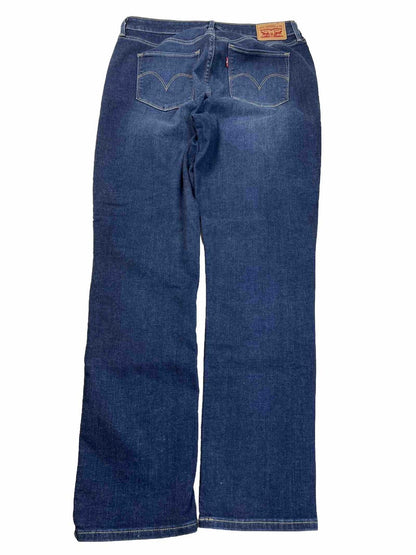 Levi's Women's Dark Wash Mid Rise Skinny Stretch Jeans - 12