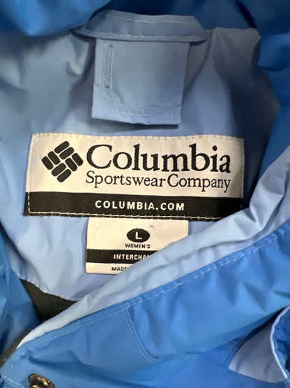 Columbia Women’s Blue Interchange Outer Shell Full Zip Jacket - L