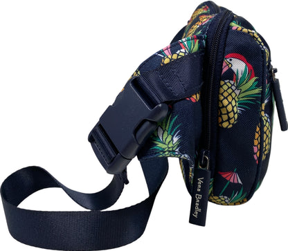 Vera Bradley Women’s Blue Toucan Party Pineapple Belt Bag Fanny Pack
