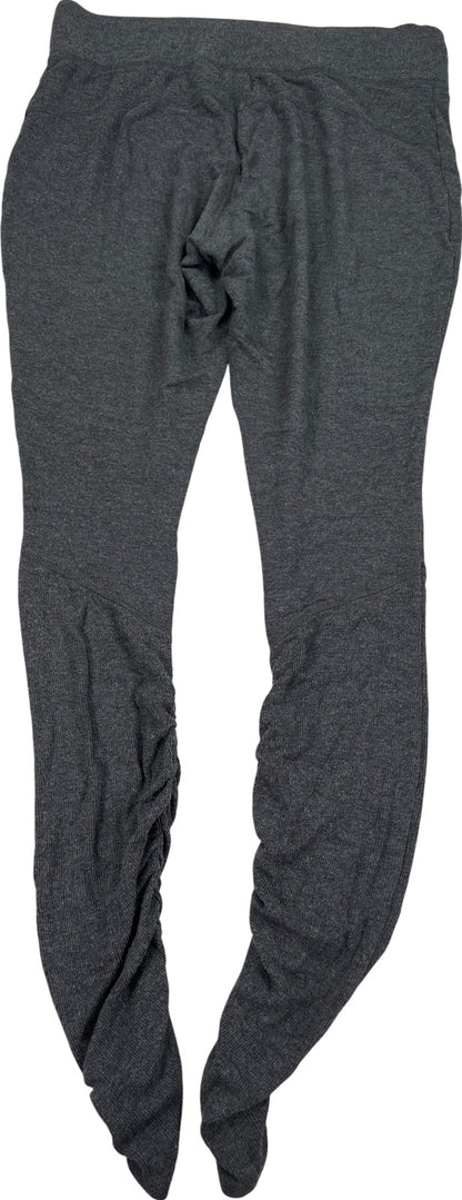 Athleta Women’s Gray Ruched Ankle Sweatpant Leggings - S
