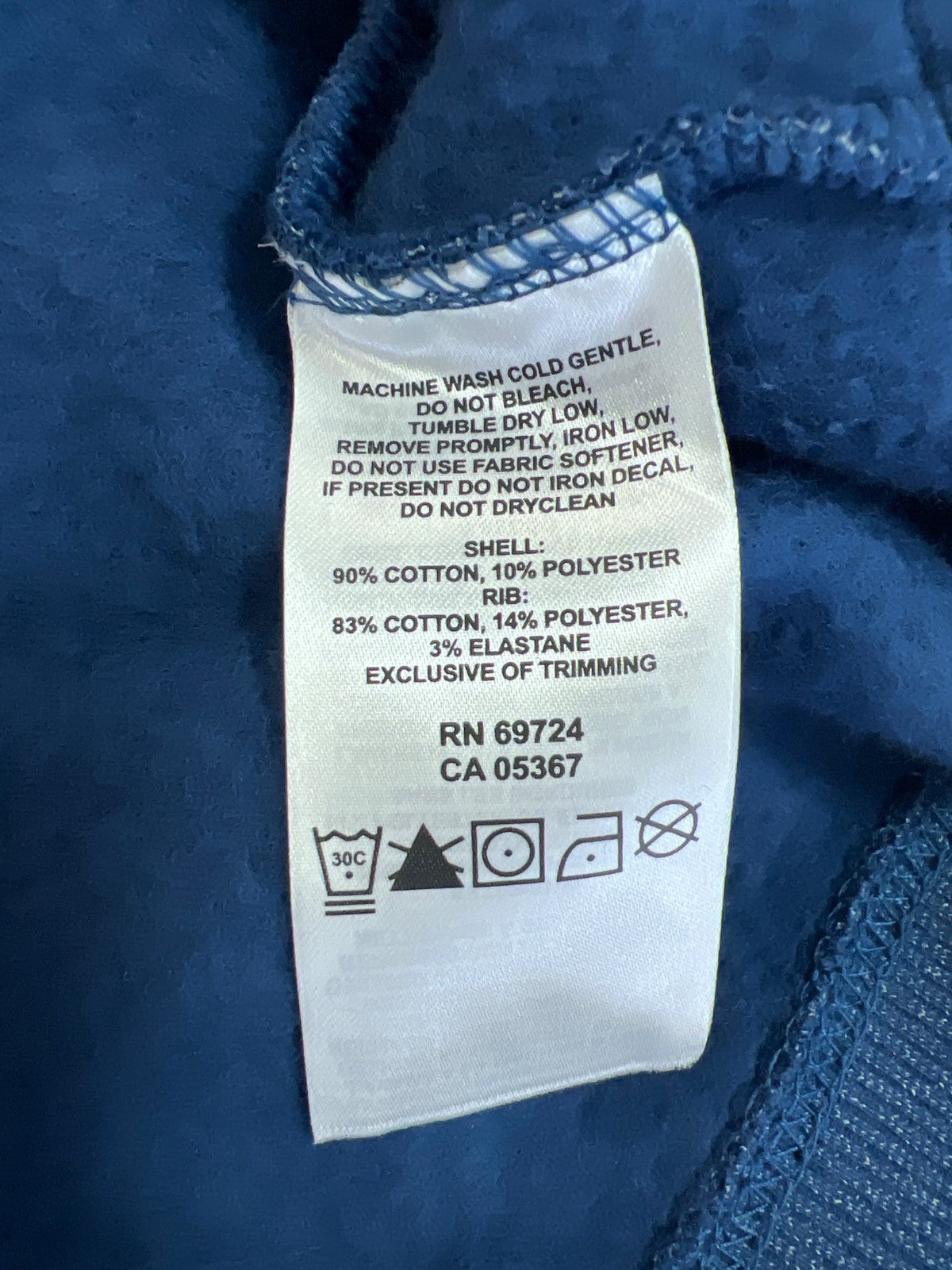 Columbia Men’s Blue Fleece Lined Crewneck Sweatshirt - M