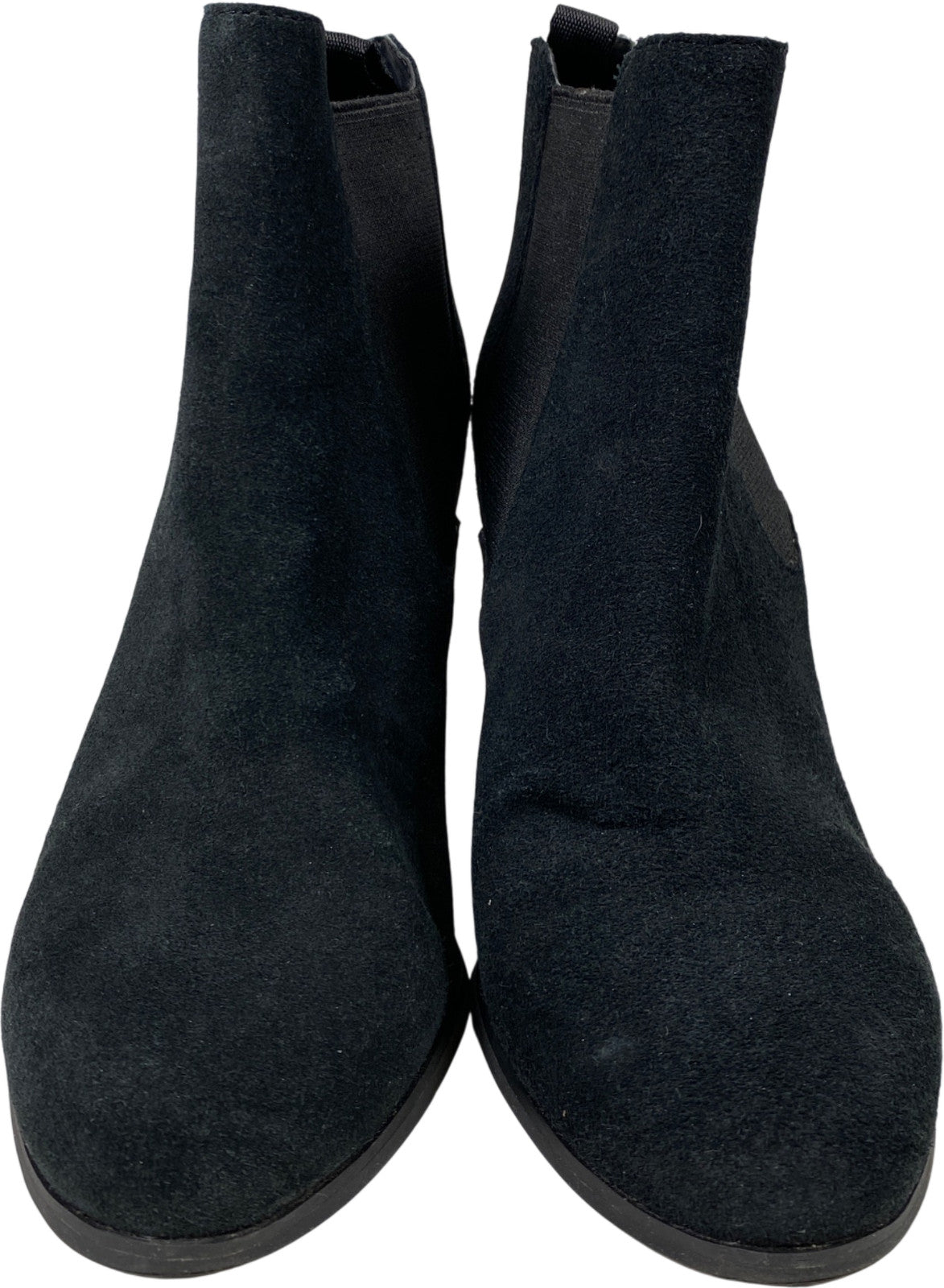 Michael Kors Women’s Black Suede Lottie Heeled Ankle Booties - 6.5
