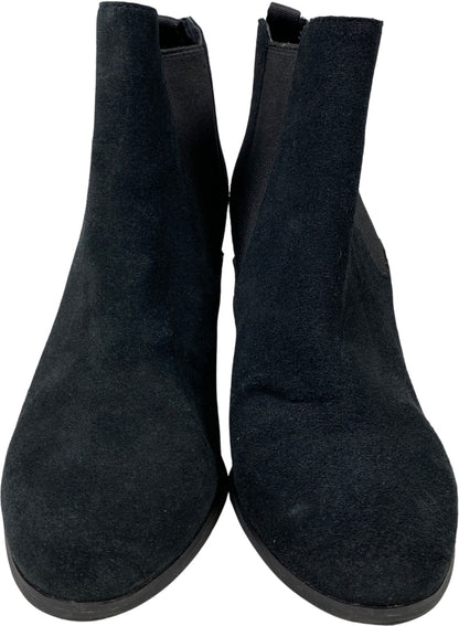 Michael Kors Women’s Black Suede Lottie Heeled Ankle Booties - 6.5