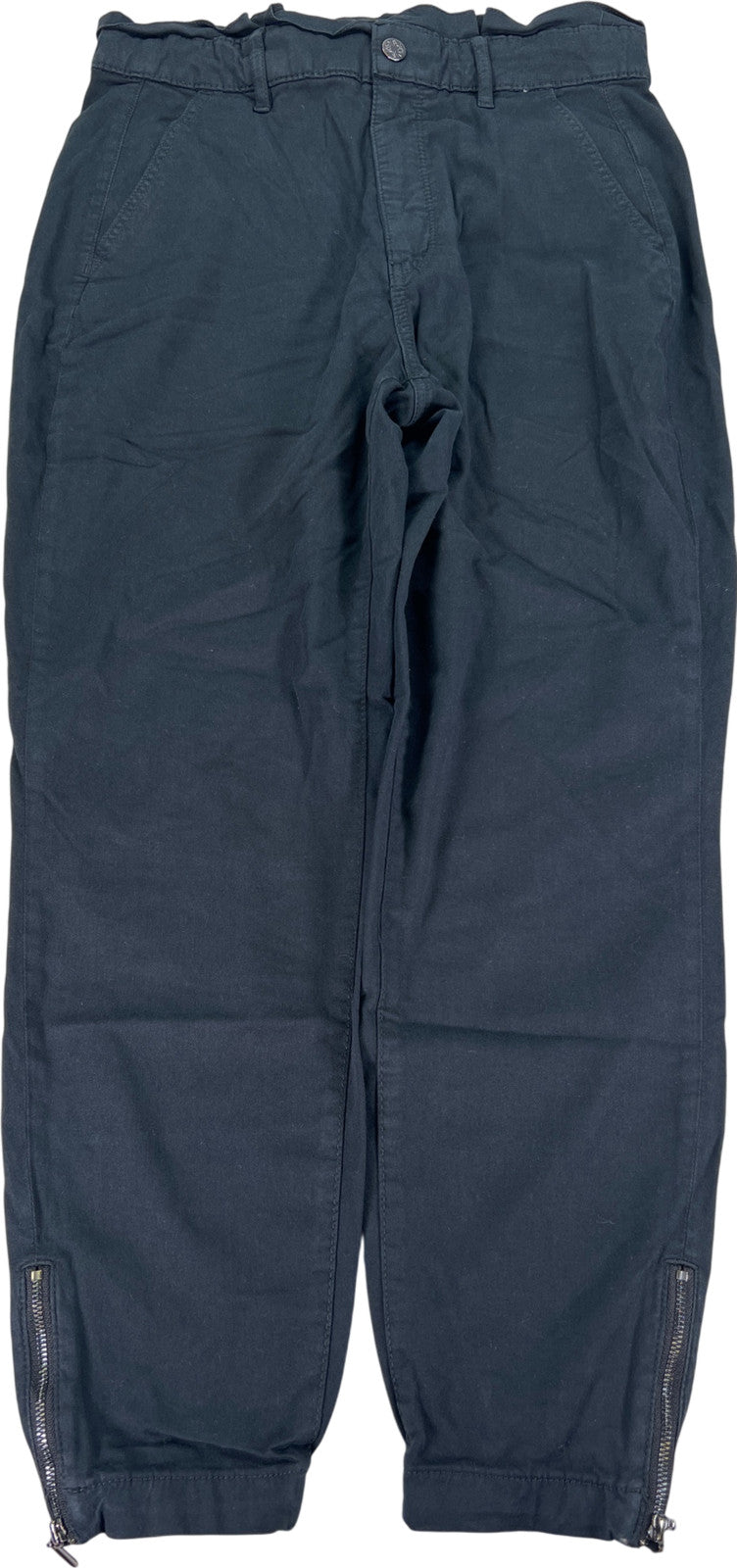 White House Black Market Women’s Black Extra High Rise Slim Ankle Pants - 10