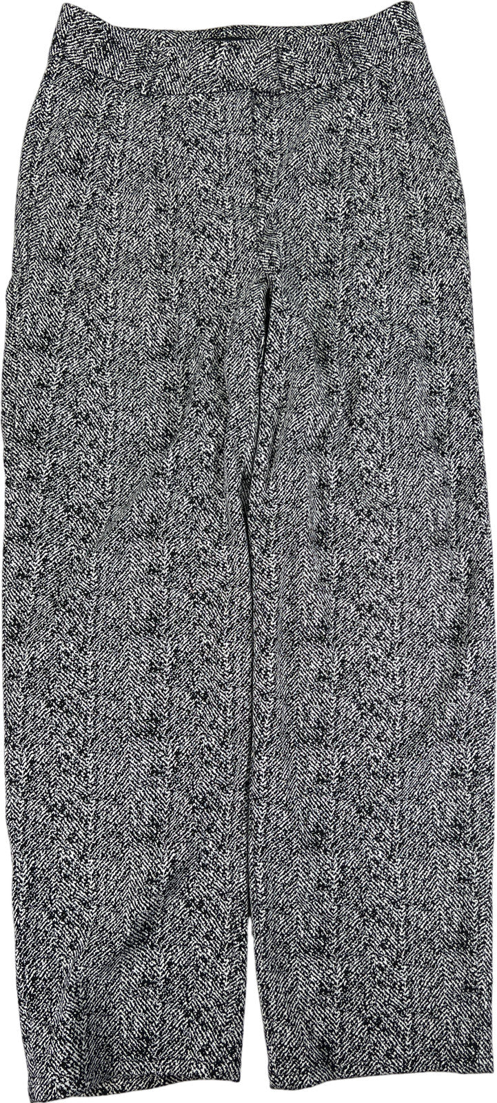 Karl Lagerfeld Women’s Black/White Straight Leg Dress Pants - 6