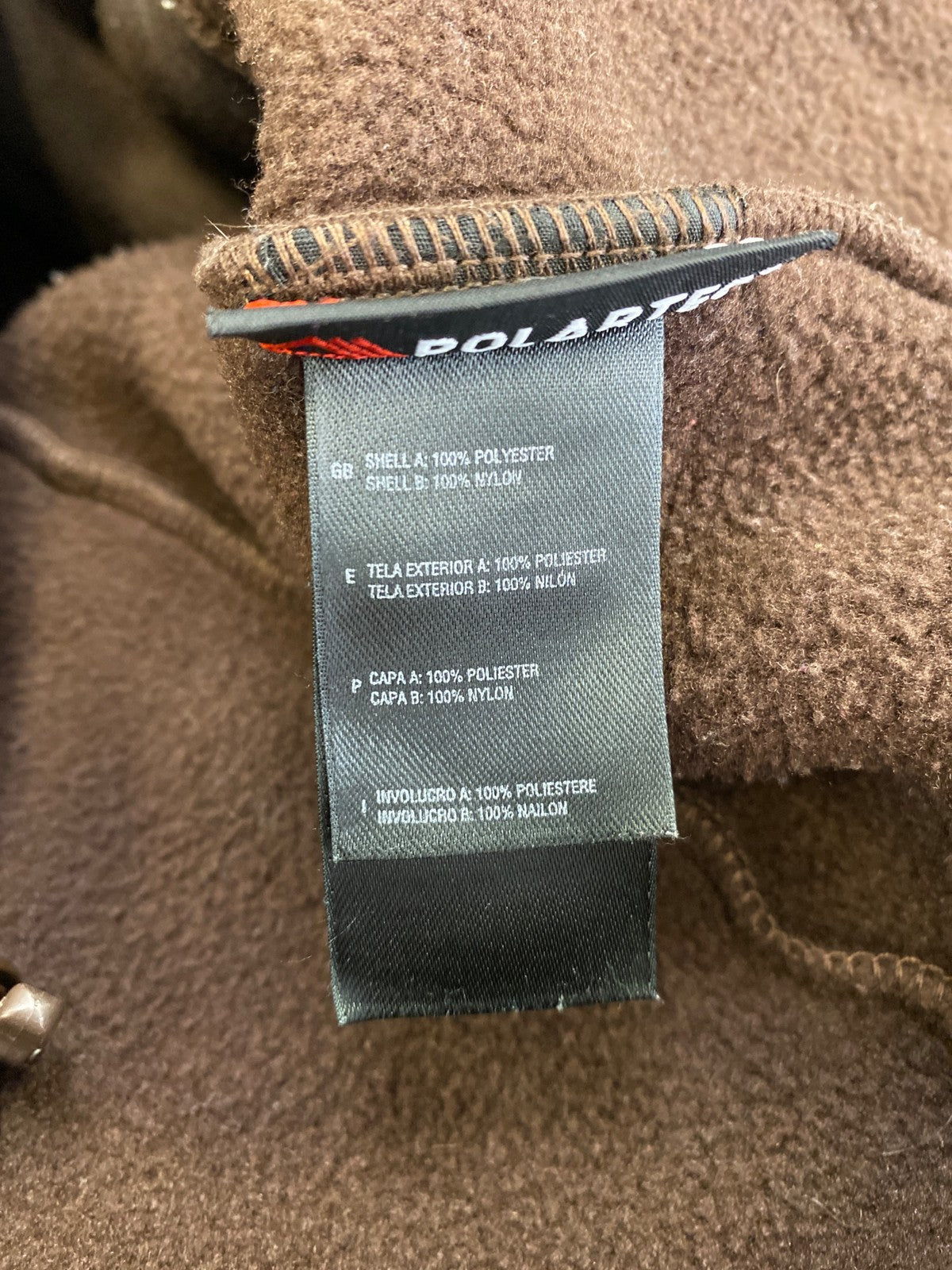 The North Face Women’s Brown Denali Polartec Fleece Full Zip Jacket - L