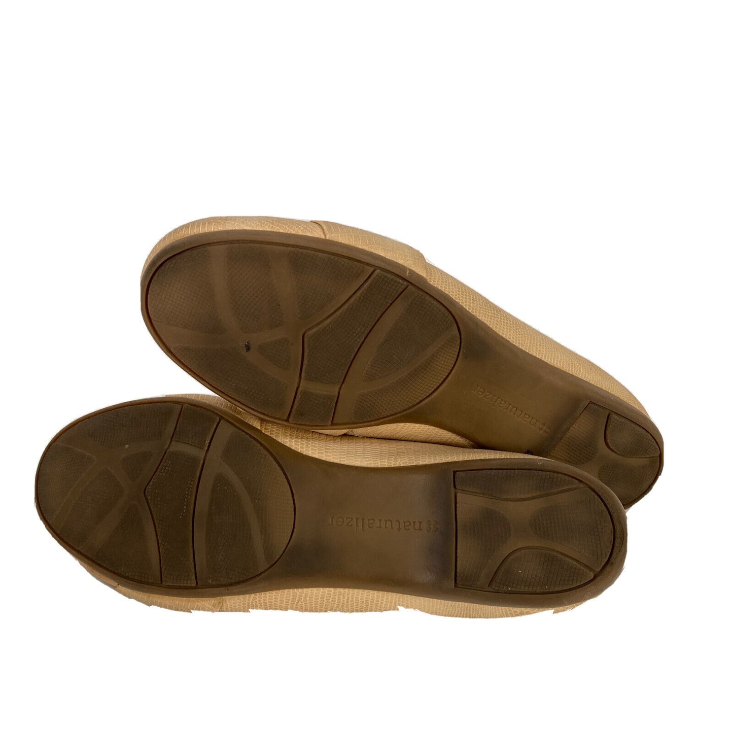 Zapatos planos Rheis con diamantes de imitación beige de Naturalizer para mujer - 6M