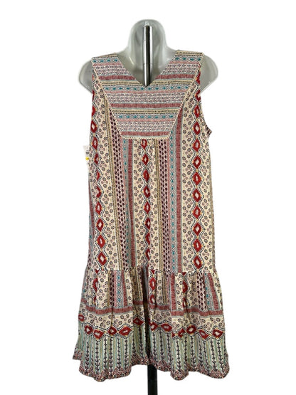 Style and Co Women's Multi-Color Sleeveless Shift Dress - M