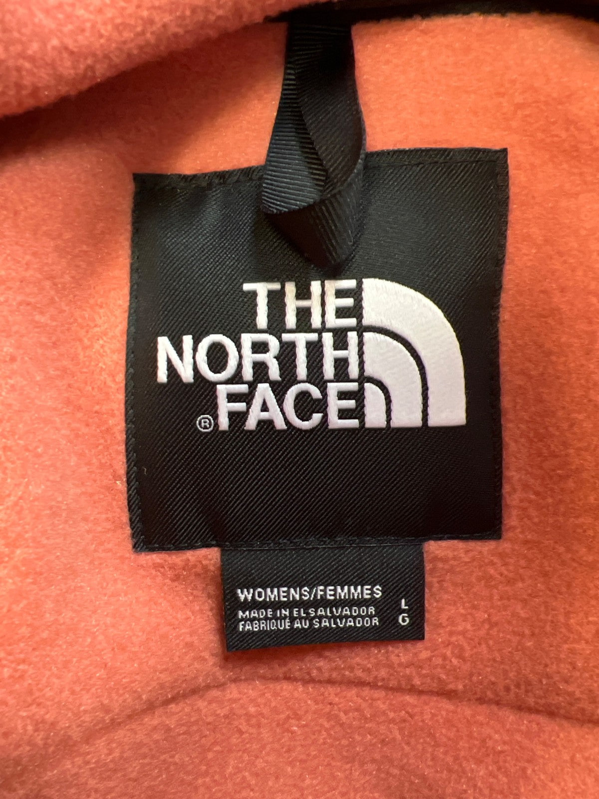 The North Face Women’s Pink/Coral Denali 2 Full Zip Fleece Jacket - L