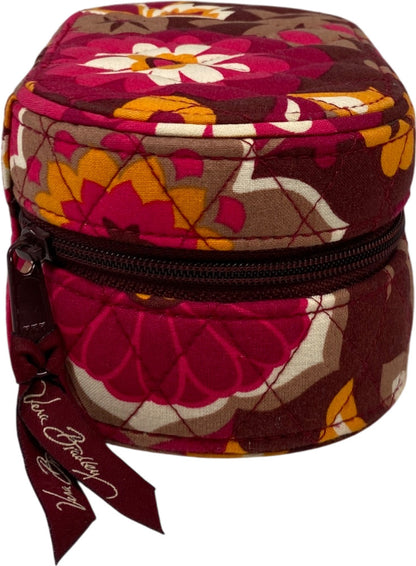 Vera Bradley Women’s Red Carnaby Floral Travel Jewelry Box