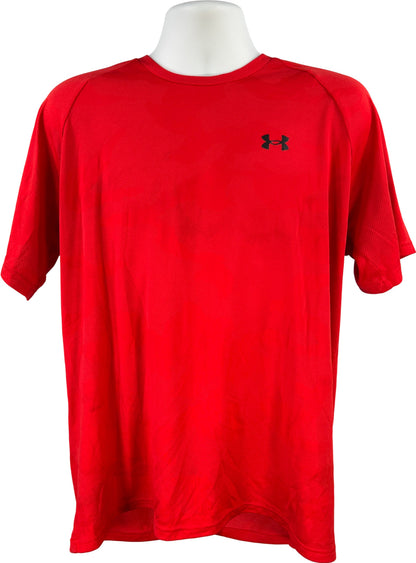 Nike Men’s Red Velocity Jacquard Short Sleeve Athletic T-Shirt - XL