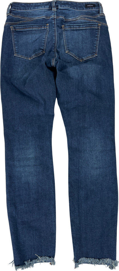 Liverpool Women’s Dark Wash Distressed Ankle Skinny Denim Jeans - 27/4