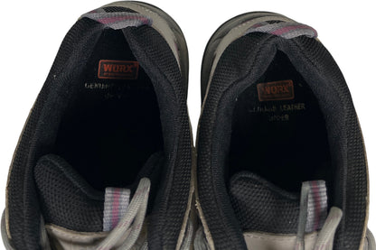 Worx by Red Wings Women’s Gray/Purple Safety Steel Toe Work Shoes - 10