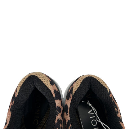 NEW Vionic Women's Brown/Black Leopard 335 Neptune Athletic Sneakers - 6