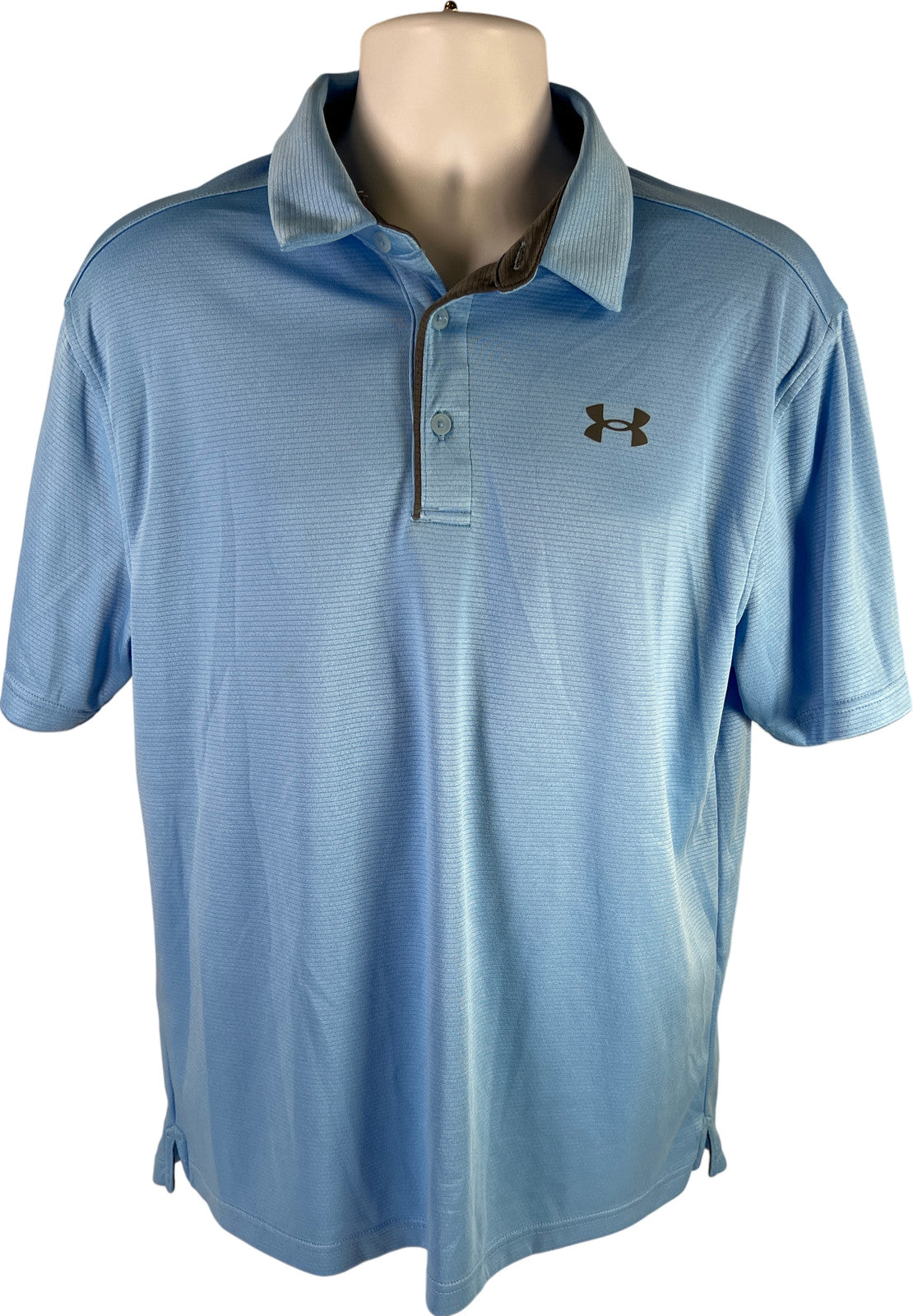 Under Armour Men’s Blue Short Sleeve Loose Fit Polo Shirt - L