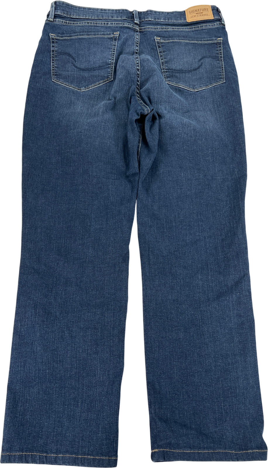 Levi’s Women’s Medium Wash Totally Shaping Straight Denim Jeans - 12 Long