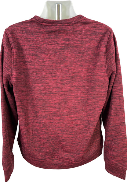 Gerry Men’s Red Heathered Long Sleeve Crewneck Sweatshirt - L